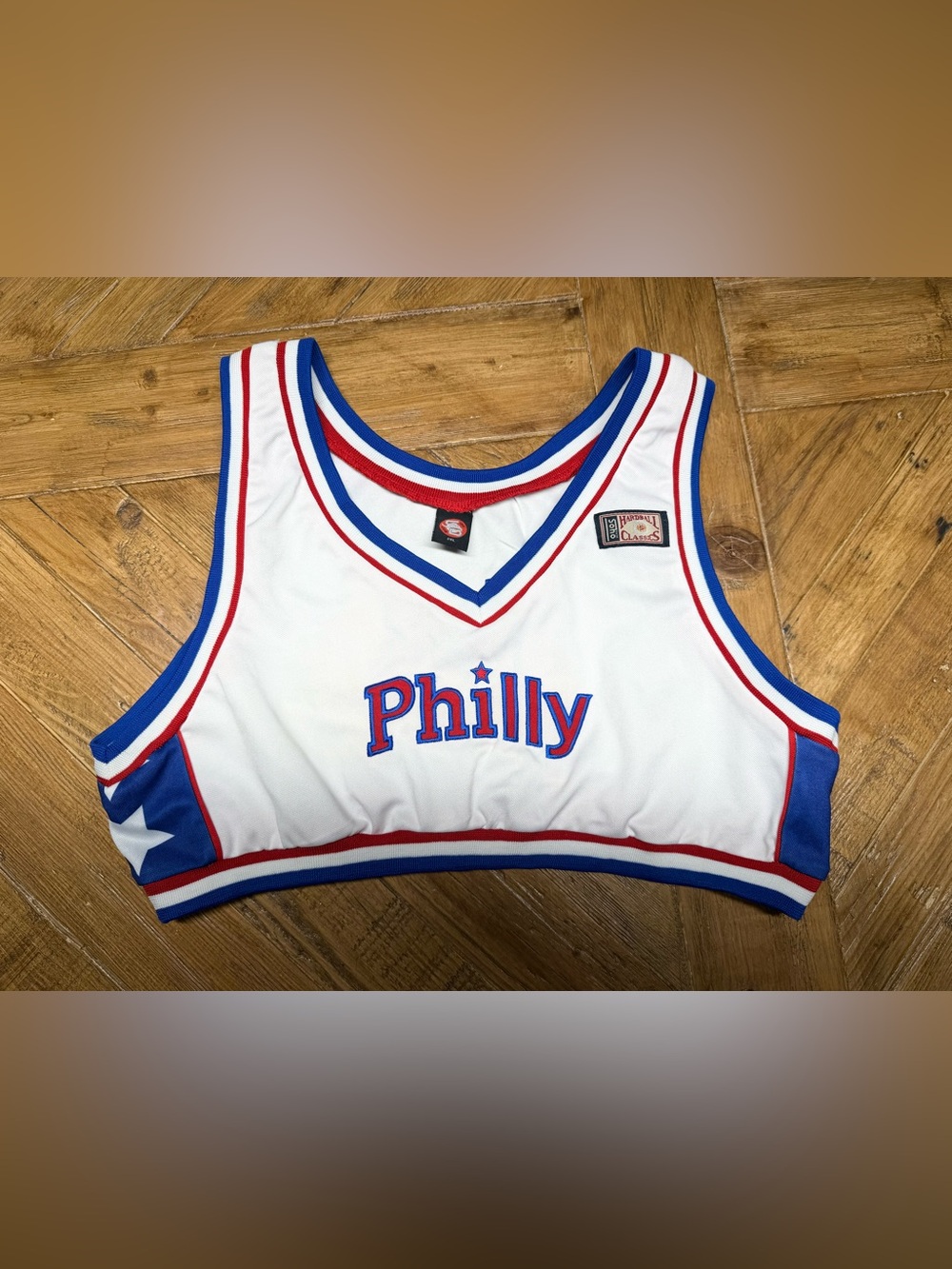 Soho Babe Philly Hardball Classics Cropped Jersey Top Size XXL #13